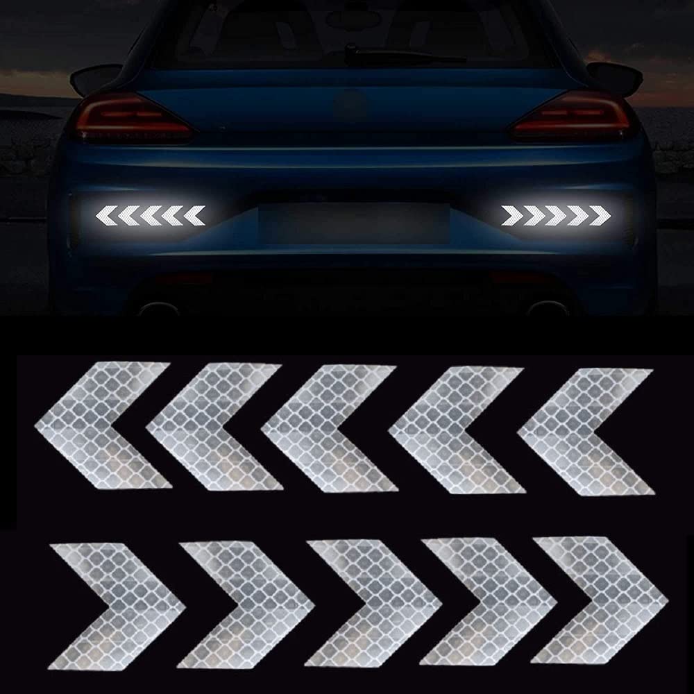 Amazon.co.jp: GETON ルート66 反射 ステッカー 矢印 安全警告 シール